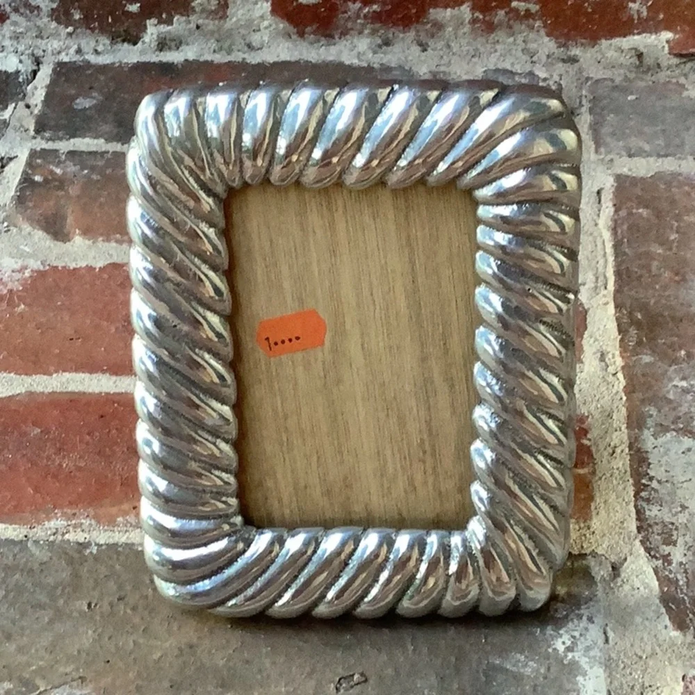 Mexican Rope Border Pewter Frame